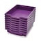 Gratnells Storage Tote Tray, Plum Purple, Polypropylene, 8 PK F0105P8 - alternate 1